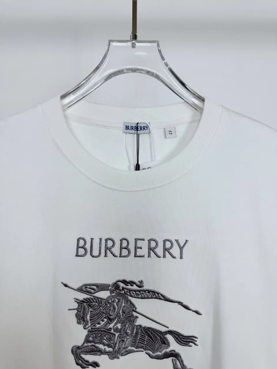 View 10 of White Cotton Graphic Tee: Modern Luxe Crewneck White Tee