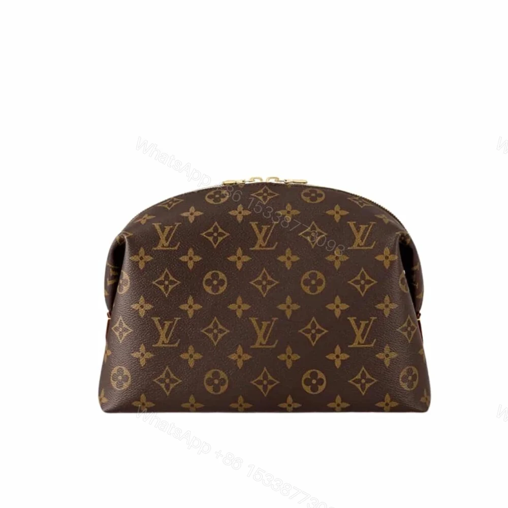 Louis Vuitton Cosmetic Pouch Gm Brown 27Cm M46458 — view 1
