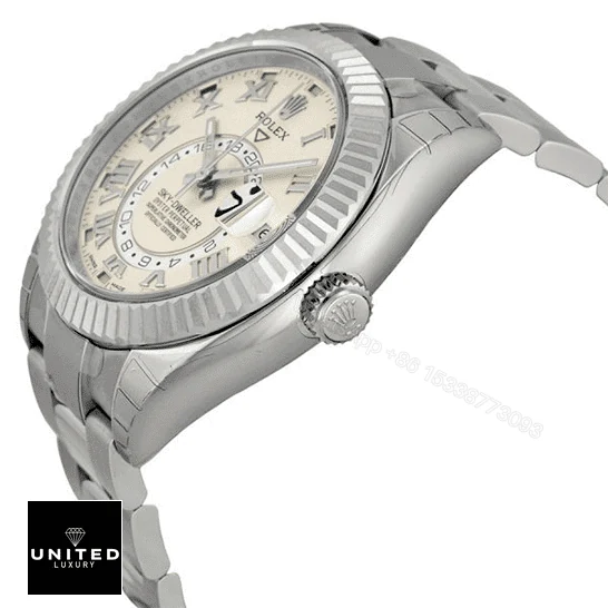 View 12 of Rolex Sky-Dweller 326939 White Dial Oyster Replica
