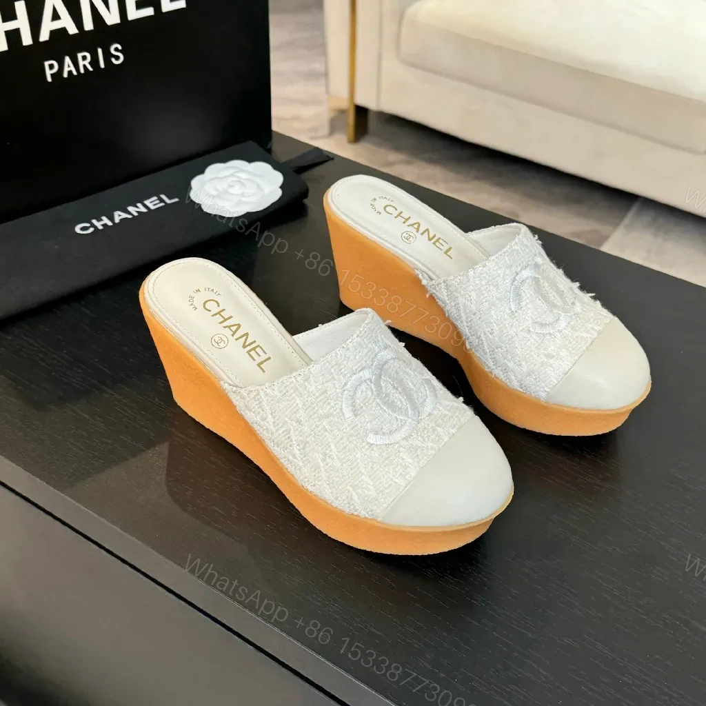 View 8 of Embroidered Slip-On Sandals – Subtle Luxury, All-Day Comfort