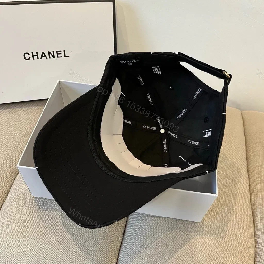 View 6 of Sporty Luxe Cap with Signature Detailing Cap, Minimalist, Designer-Inspired, Luxe Stitching Cap