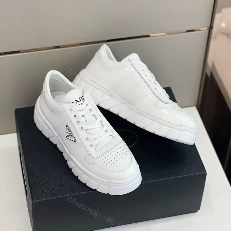 View 3 of PRADA LEATHER SNEAKERS – PRD033