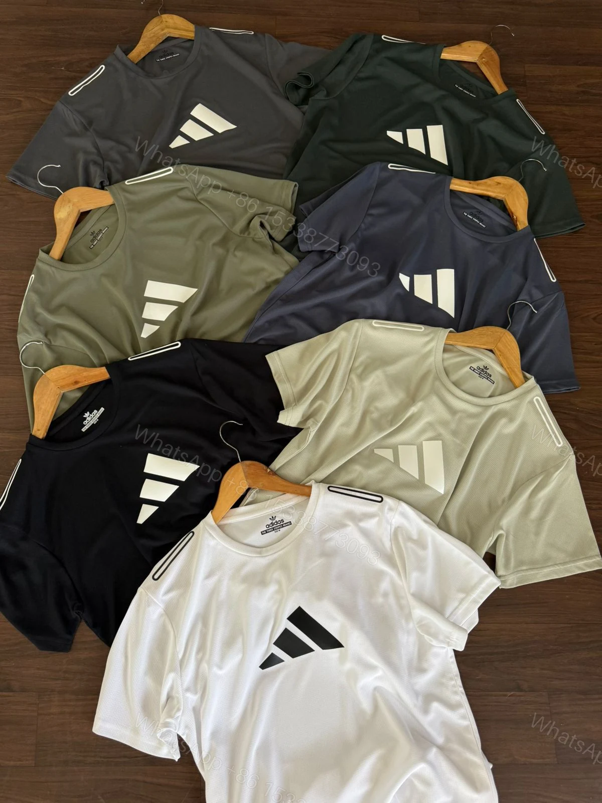 View 4 of FIRST COPY ADIDAS IMPORTED ROUND NECK GYM SUMMER T-SHIRT