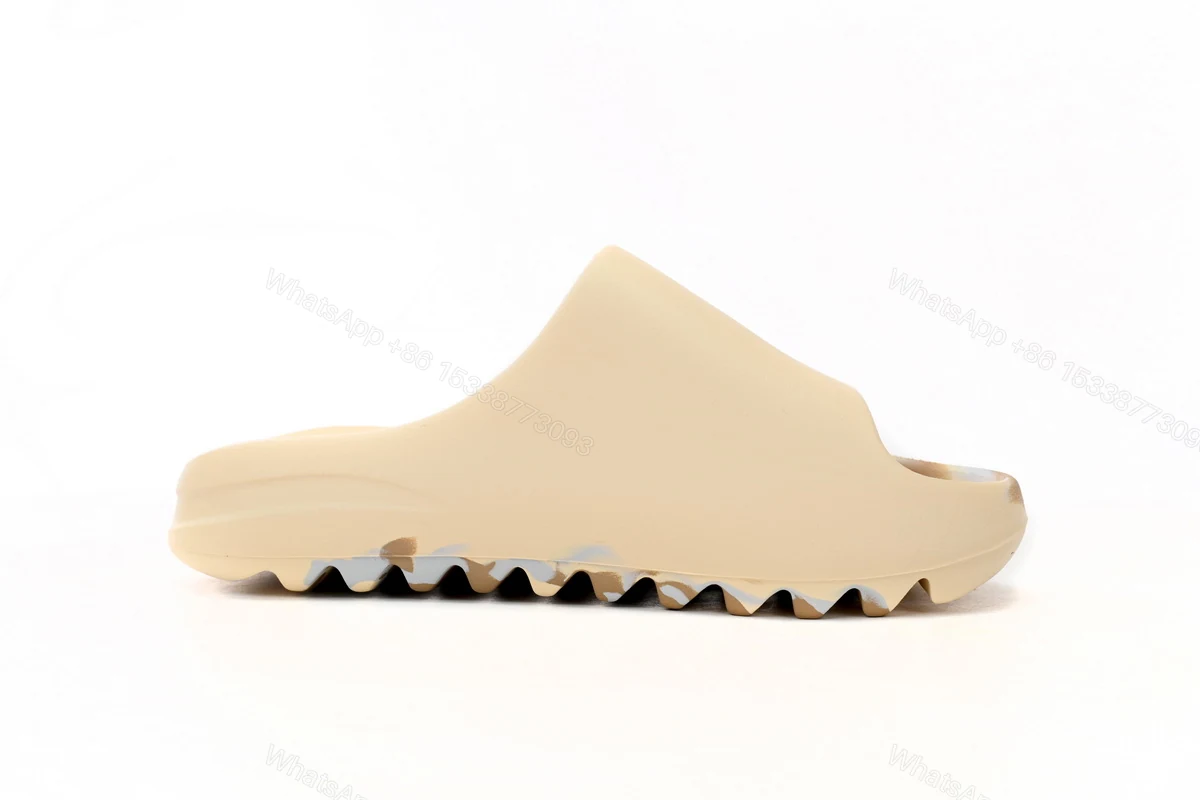 View 2 of adidas Yeezy Slide Enflame Oil Painting White Yellow GW1932