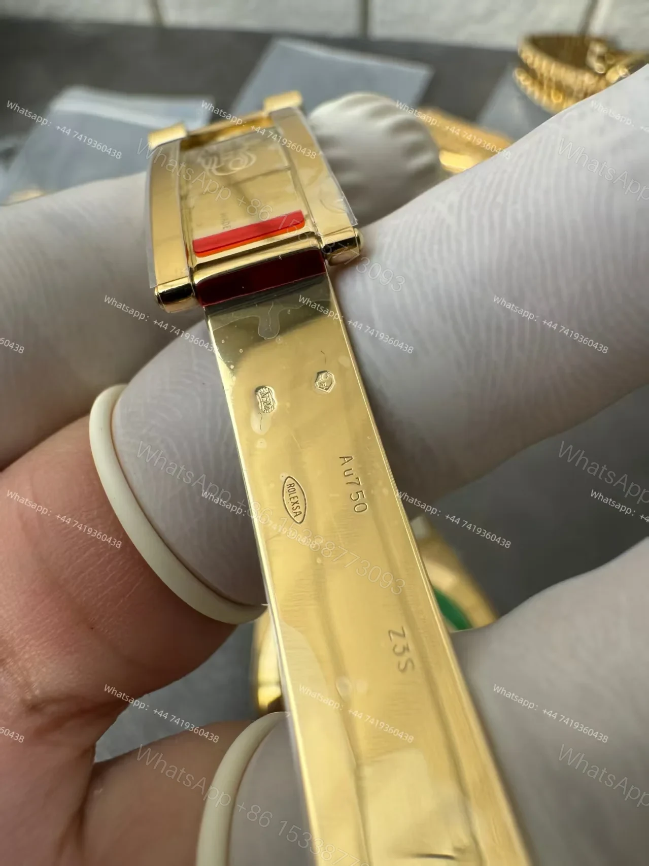 View 8 of Rolex Day-Date M228238-0067 1:1 Replica Gold Black Dial 40MM 3255 Movement Presidential Bracelet Super Clone Watch