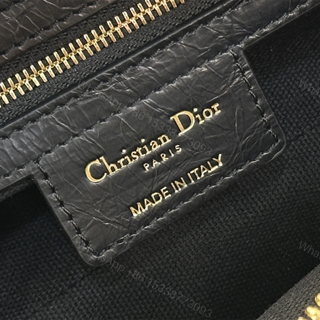 View 12 of 高仿Dior*D-Journey系列M2417M900牛皮革單肩包黑色中號免檢版