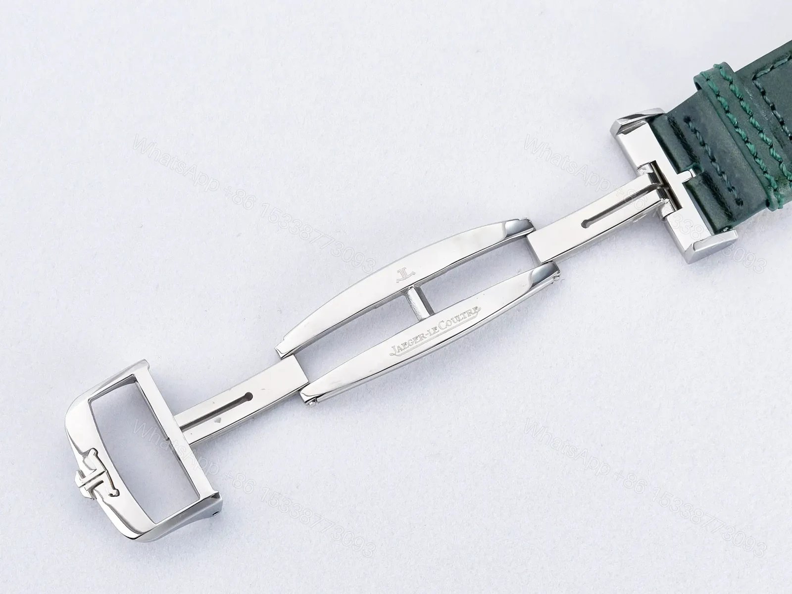 View 25 of Reverso Classic Duoface Small Seconds SS MGF Best Edition White Textured Dial on Black Leather Strap A854A