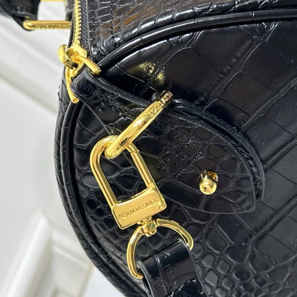 View 9 of Louis Vuitton Speedy Satchel Bag Black 25Cm