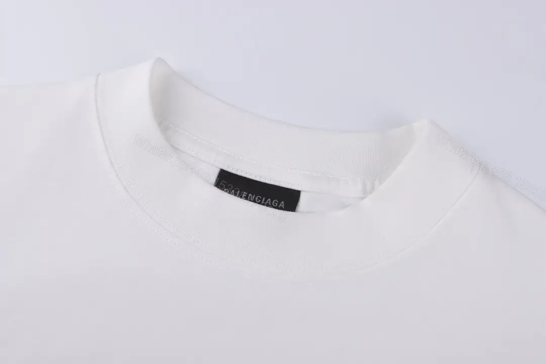 View 8 of Graphic Cotton Crewneck Tee: Modern Minimalist Graphic Detail