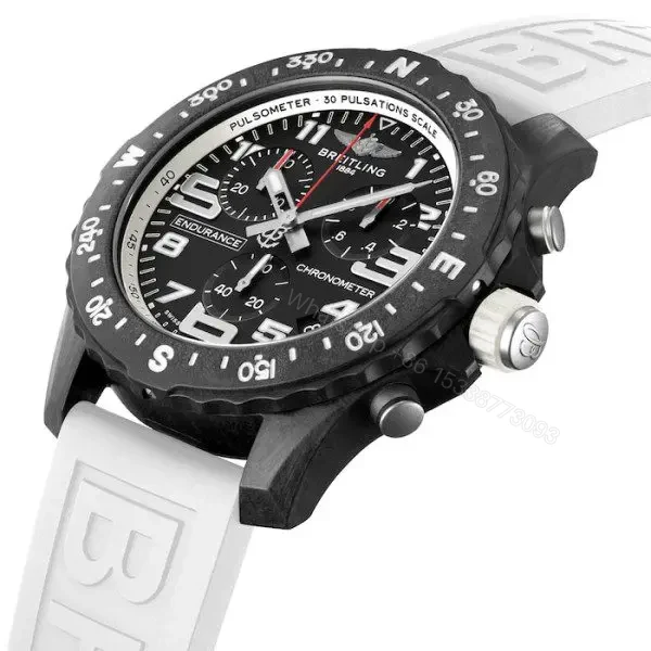 View 2 of Replica Breitling Endurance Pro Men Quartz Black Rubber Watch X82310A71B1S1