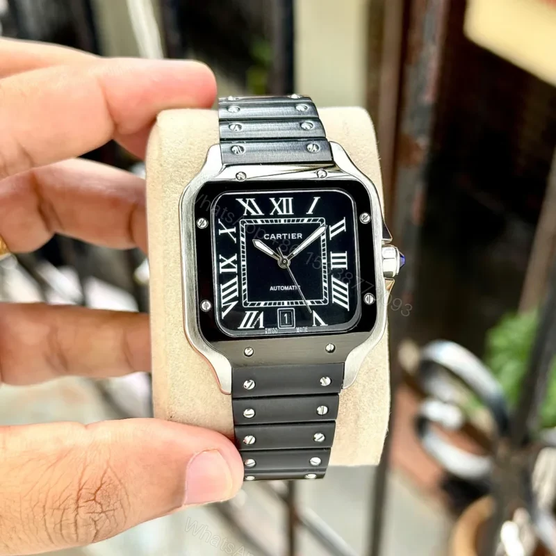 View 2 of Cartier Santos De Large Automatic Black 39.8mm
