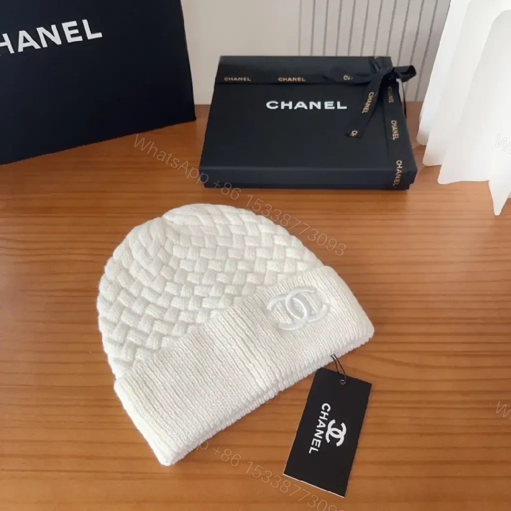 View 7 of Color-Blocked Knit Beanie with Embossed Logo, Premium Warmth, Beanie