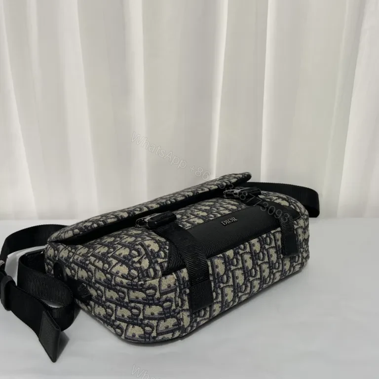 View 7 of Dior Oblique Monogram Messenger Bag: Sophisticated Crossbody