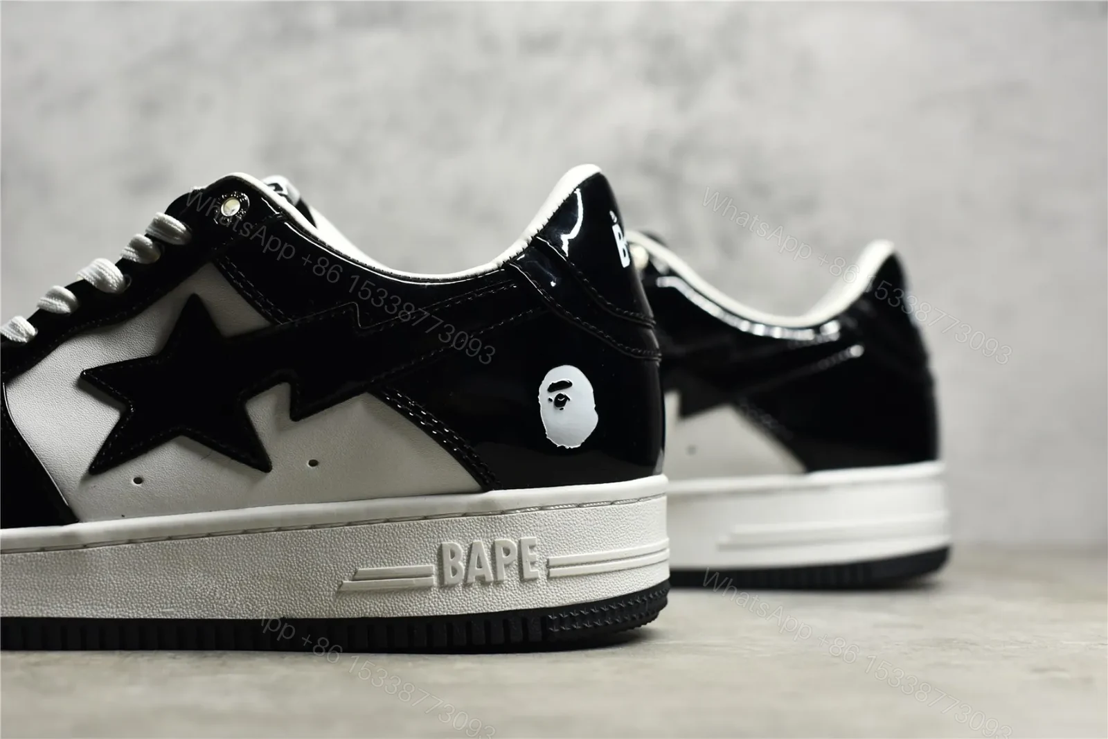 View 5 of A BATHING APE BAPE STA LOW BLACK Reps