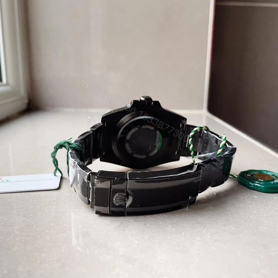 View 8 of V6F FACTORY 1:1 Rolex Submariner 116610 PVD Best Edition Blaken All Black Ceramic 904L Steel A2824