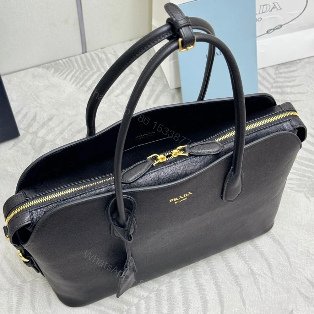 View 5 of Prada Large leather tote bag(HIGH-END GRADE)