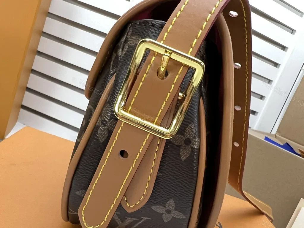 View 6 of Monogram Saddle Bag: Compact Crossbody, All-Day Style