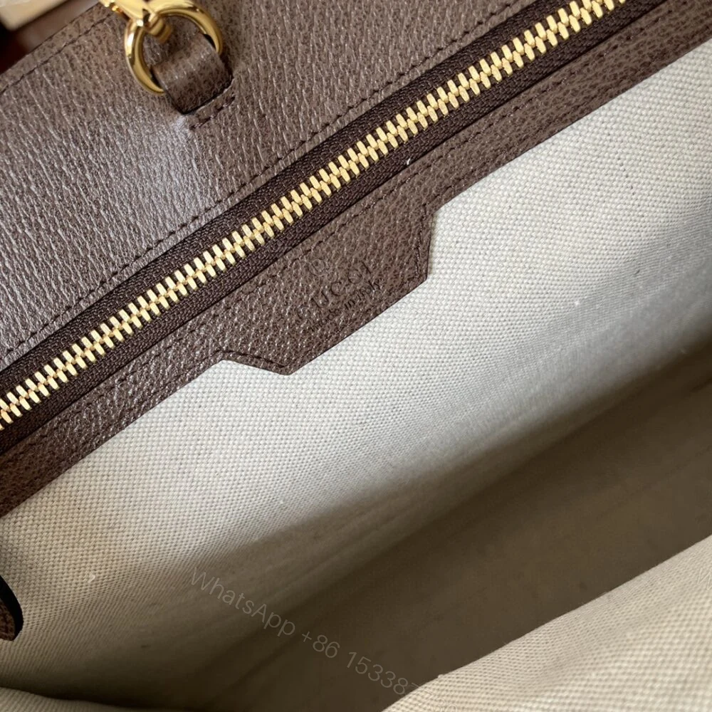 View 8 of Gucci Tote Bag With Jumbo Camel And Ebony Jumbo GG Canvas 37cm ‎678839 UKMDG 2570