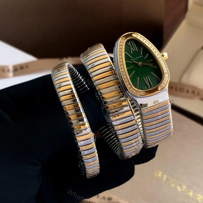 Bvlgari Serpenti Spiga Green Dial 35mm Quartz — view 1