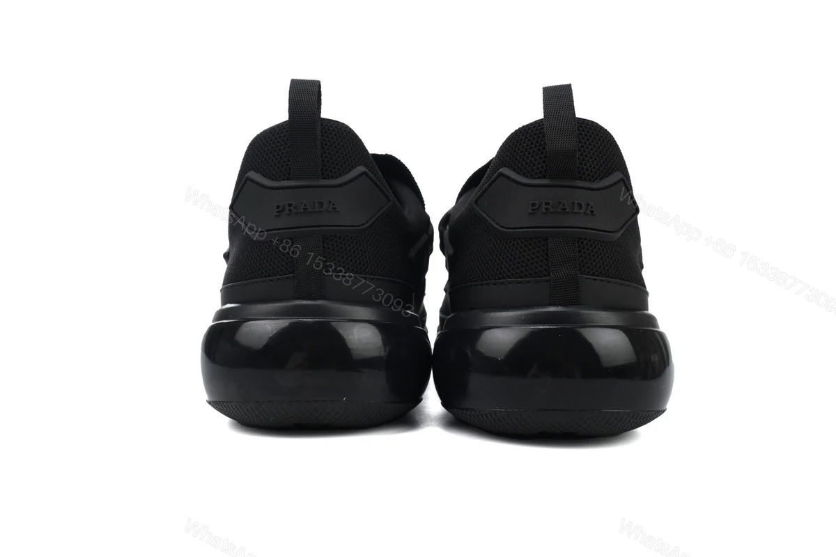 View 3 of Prada Cloudbust Velcro sneakers Black