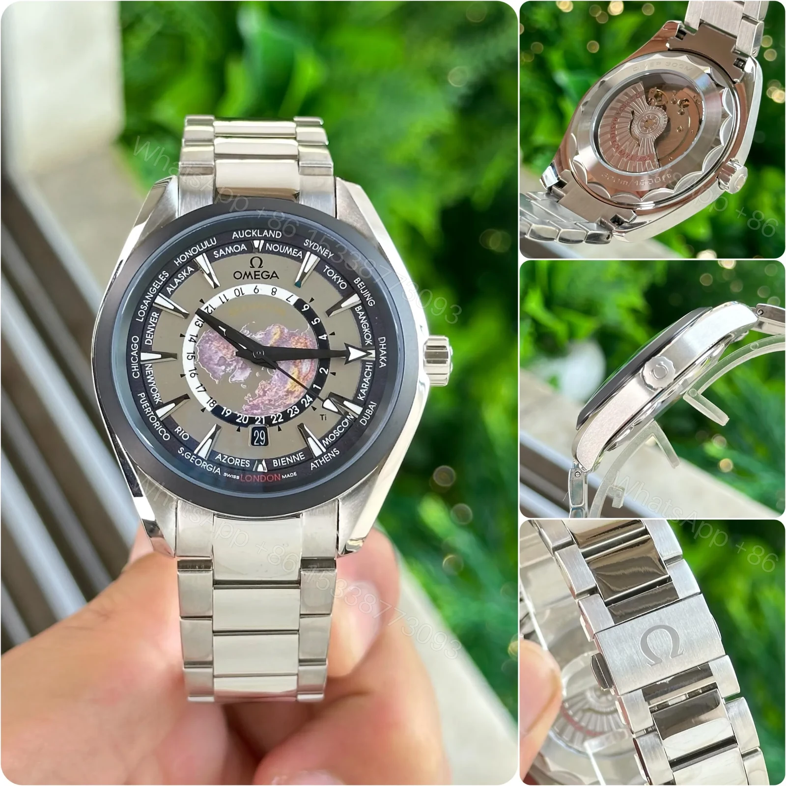 View 3 of Omega Seamaster Aqua Terra Worldtimer Automatic