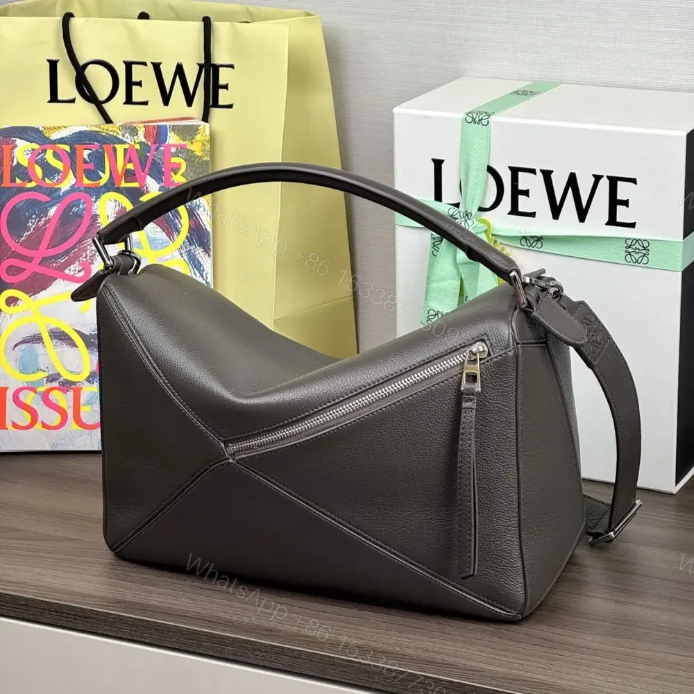 View 3 of 高仿Loewe*Puzzle系列1220單肩包深灰色大號免檢版