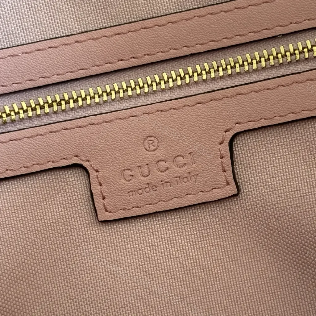 View 7 of Soft Pink Jacquard Satchel: Subtle Pattern, Bold Presence