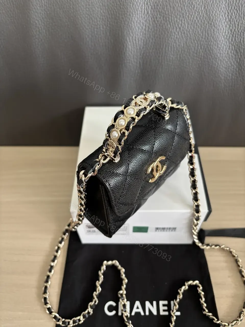 View 8 of Mini Quilted Chain Bag: Luxurious Everyday Classic