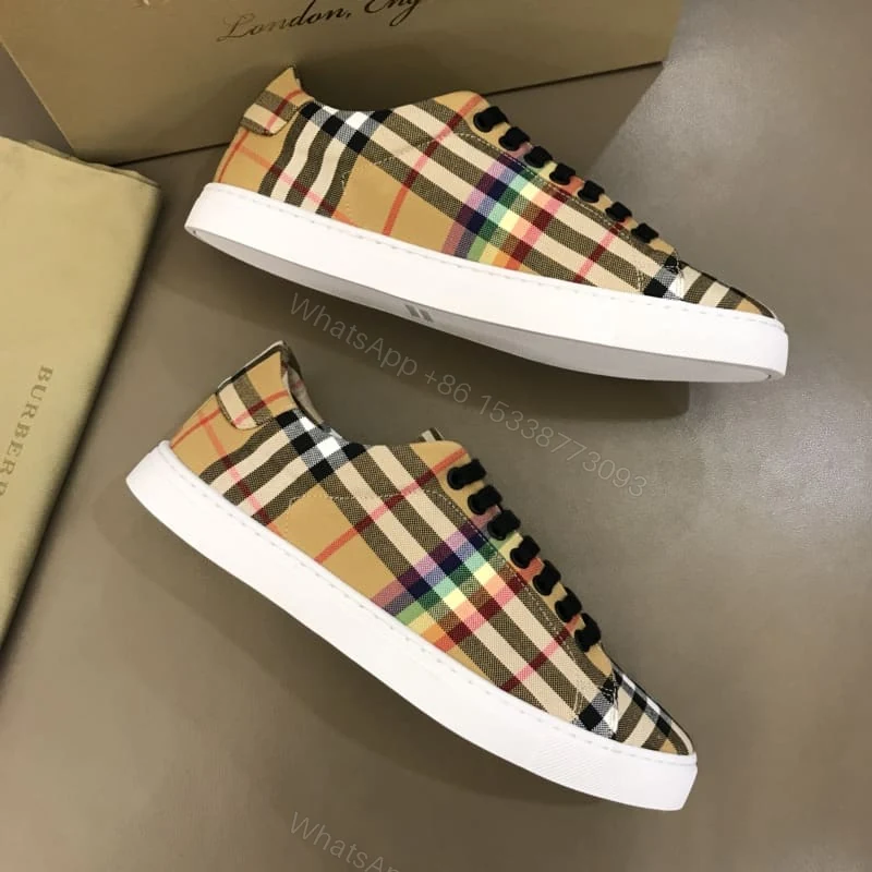 View 6 of BURBERRY RAINBOW VINTAGE CHECK TRAINERS – BBR15