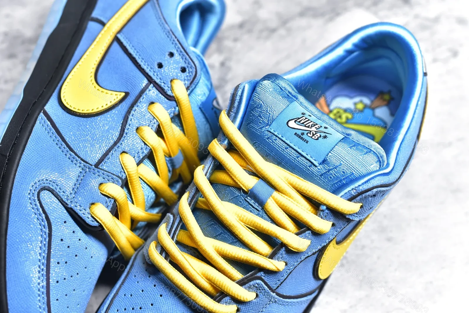 View 7 of Nike SB Dunk Low x Powerpuff Girls Blue Reps
