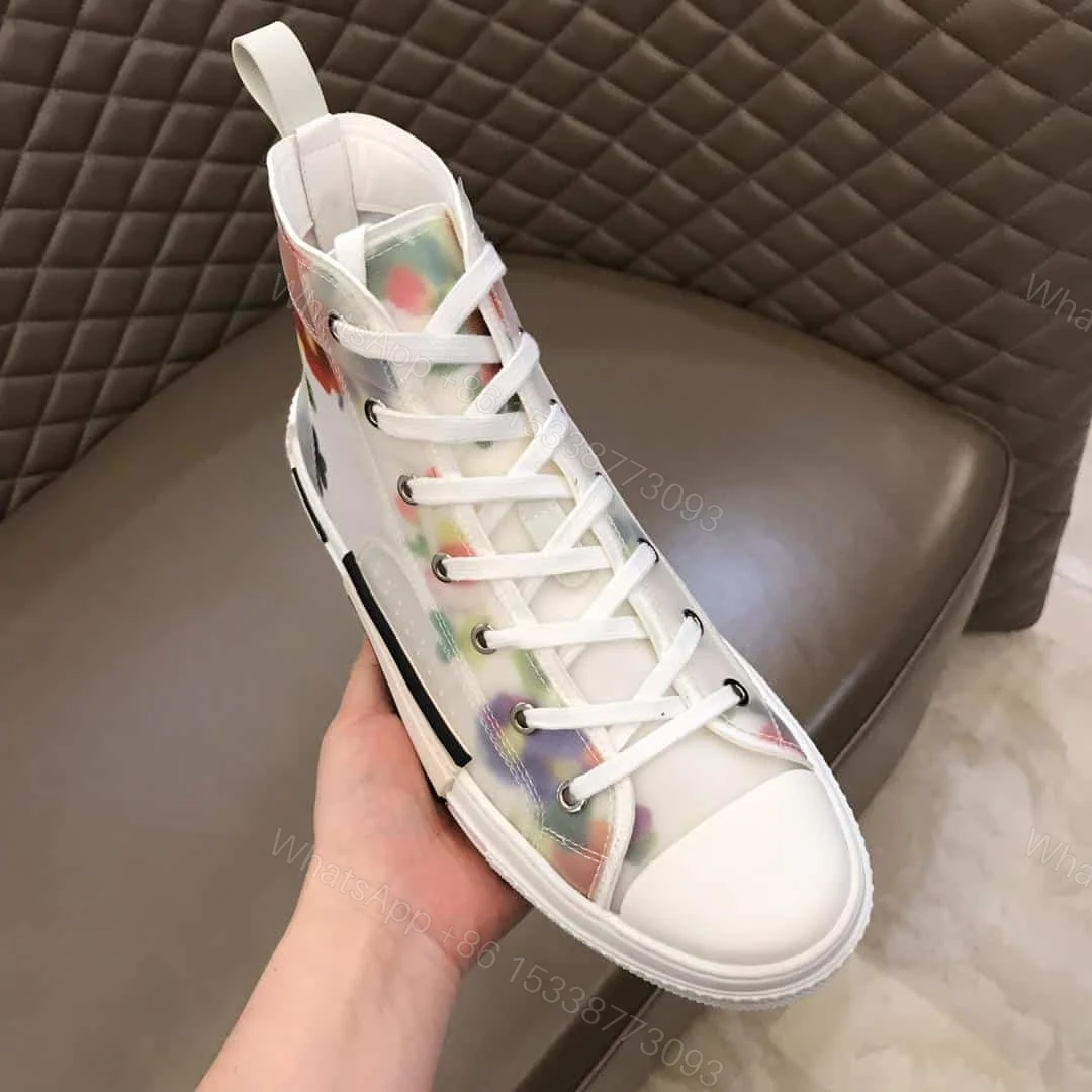 View 7 of DIOR FLOWERS TECHNICAL CANVAS “B23” HIGH-TOP SNEAKER – CD12