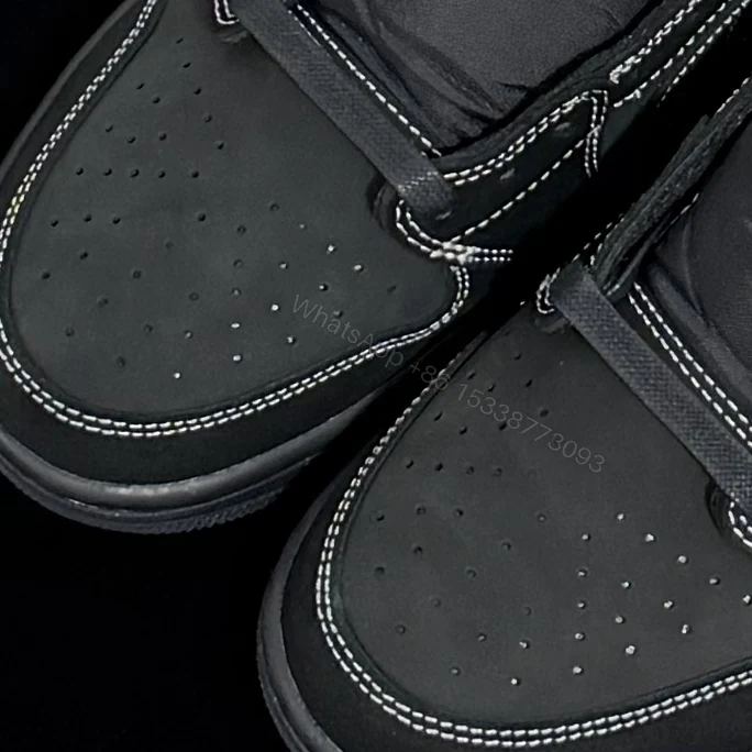 View 4 of Travis Scott x Air Jordan 1 Low “Black/Phantom” Reps