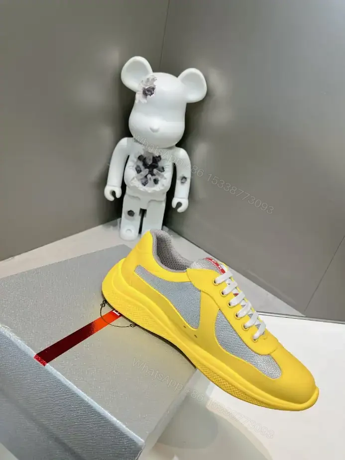 View 5 of PRADA AMERICA’S CUP SOFT RUBBER AND BIKE FABRIC SNEAKERS – PRD003
