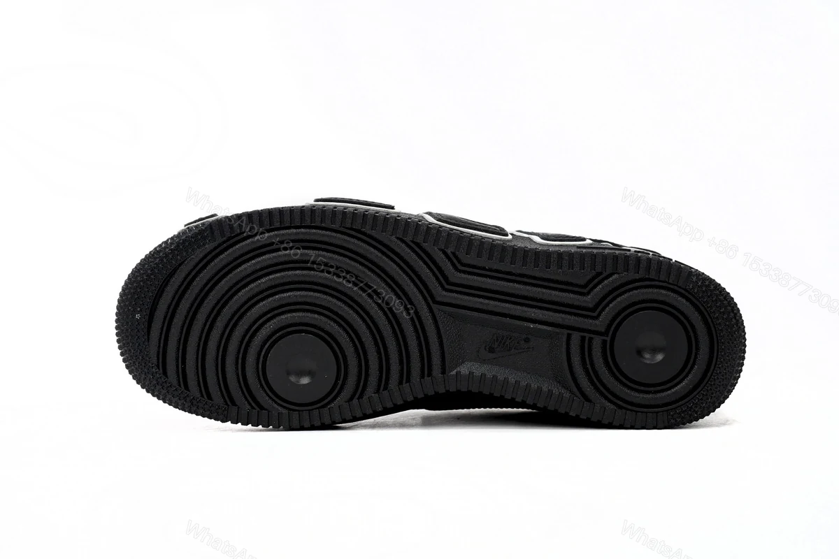 View 3 of CPFM x Nike Air Force 1 All Black DC4457-001(2020)
