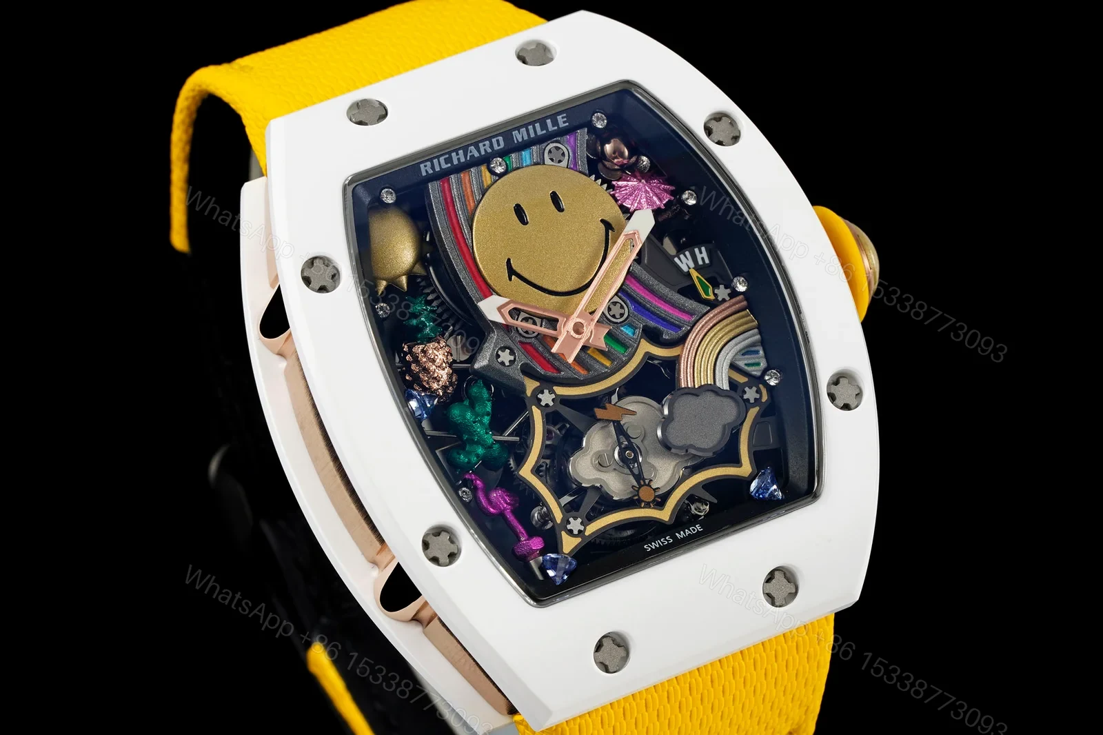View 3 of Richard Mille RM 88 Tourbillon Automatic Smiley Skeleton Watch 2026 Edition RM88-TOURBILLON-SMILEY-2026