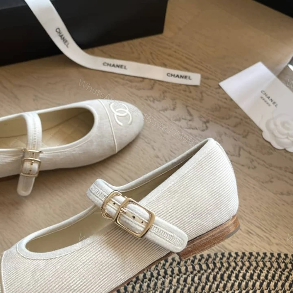 View 5 of Chanel Mary Jane Ballet Flat Beige