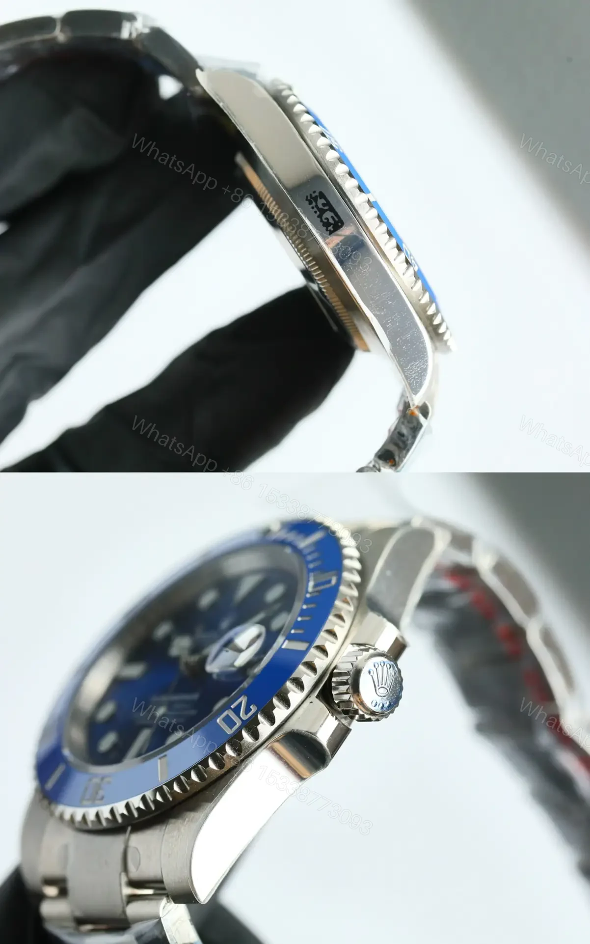 View 5 of Rolex Submariner Smurf Blue 40mm White Gold 116619lb-0001