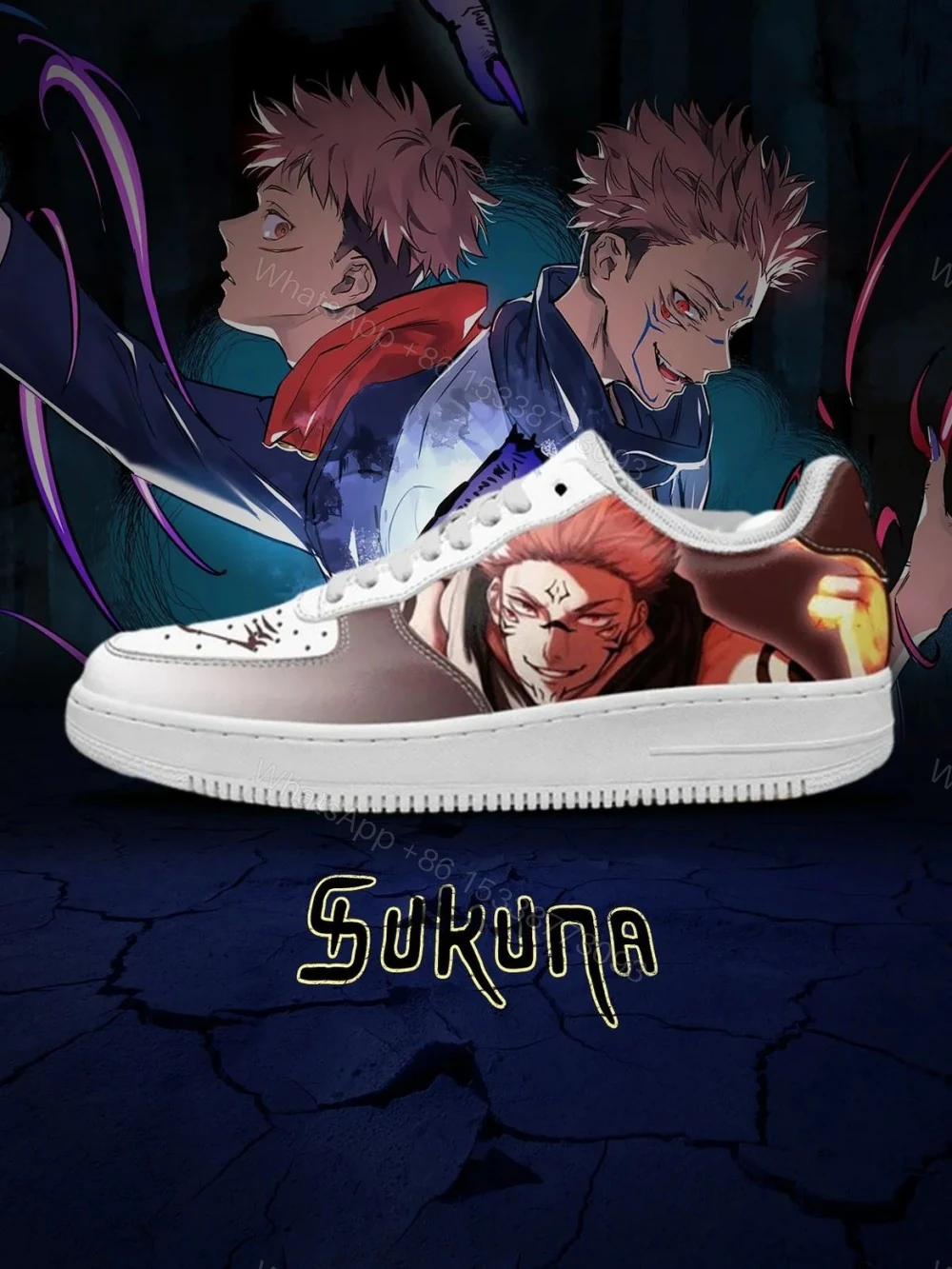Ryomen Sukuna No.2 Custom Air Force 1 — view 1