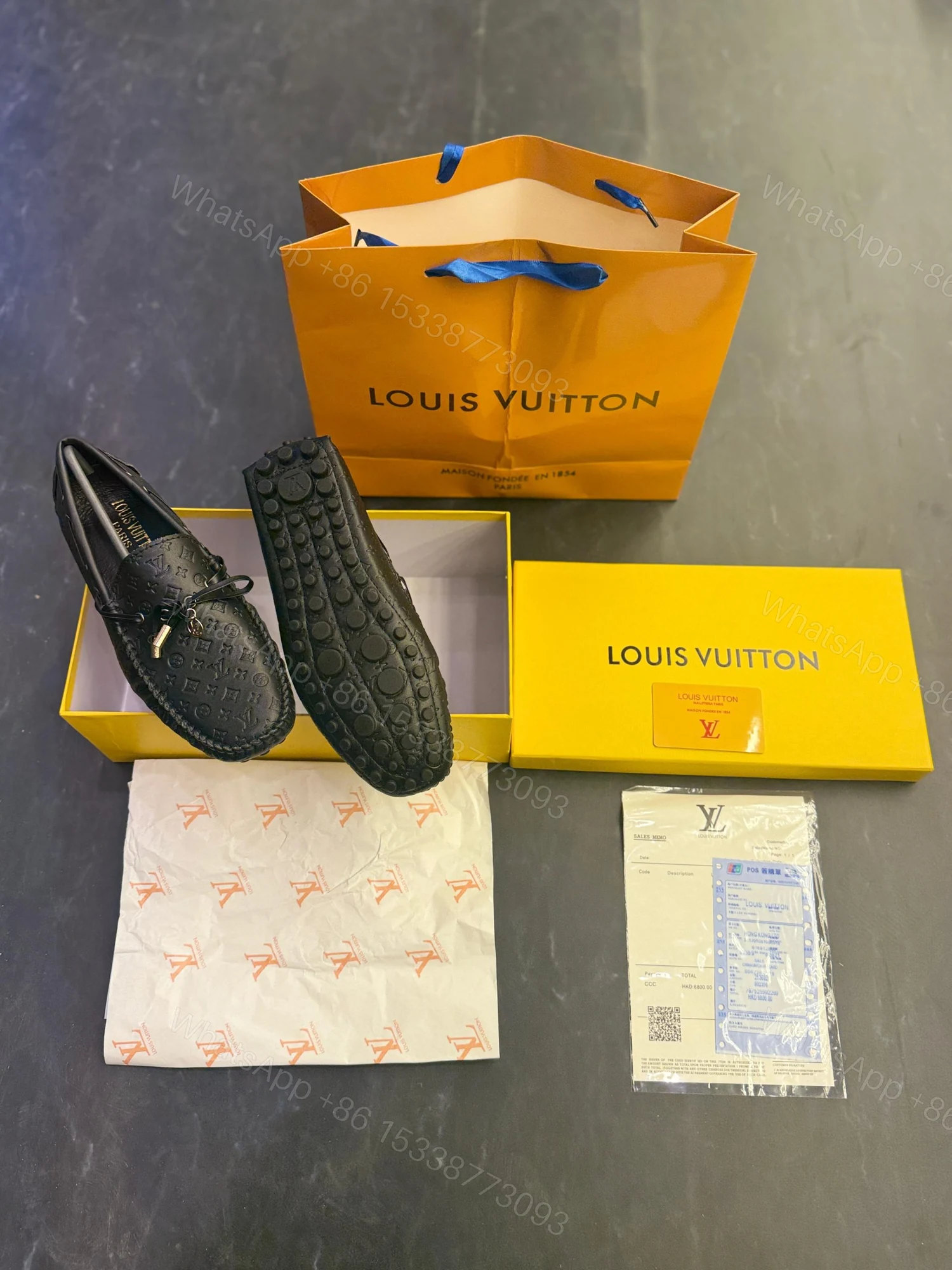 First Copy Louis Vuitton Moccasin White – Premium Designer Loafers for Men — view 1