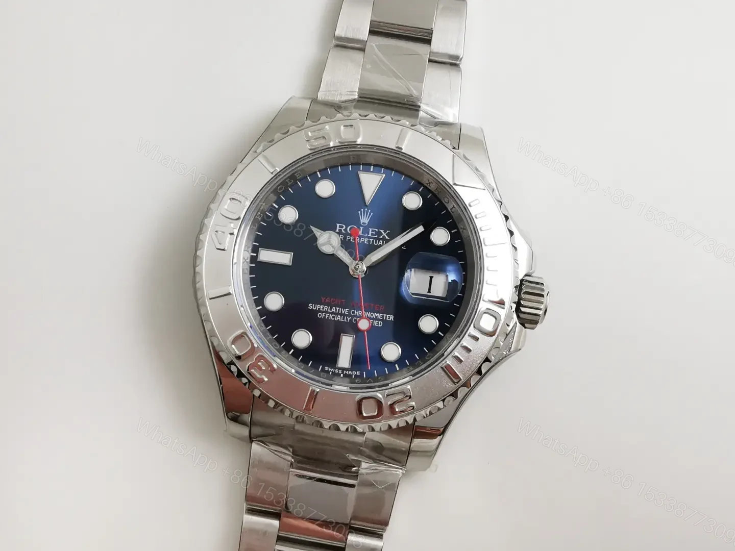 Super Clone Rolex Yacht-Master Blue Dial 40mm 126622-0002 — view 1