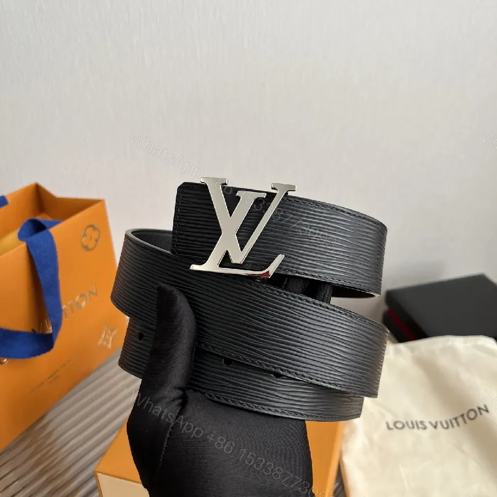 View 3 of Gold Buckle Patterned Modern Belt - Luxury Casual Accessory