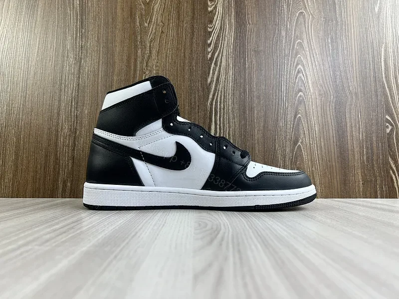 View 2 of Black & White High-Top Sneaker: Premium Comfort Court Protagonist