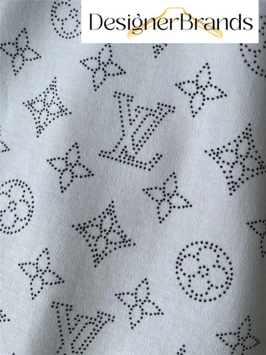 View 5 of White Monogram Trim Tee - Subtle Luxury, All-Day Comfort