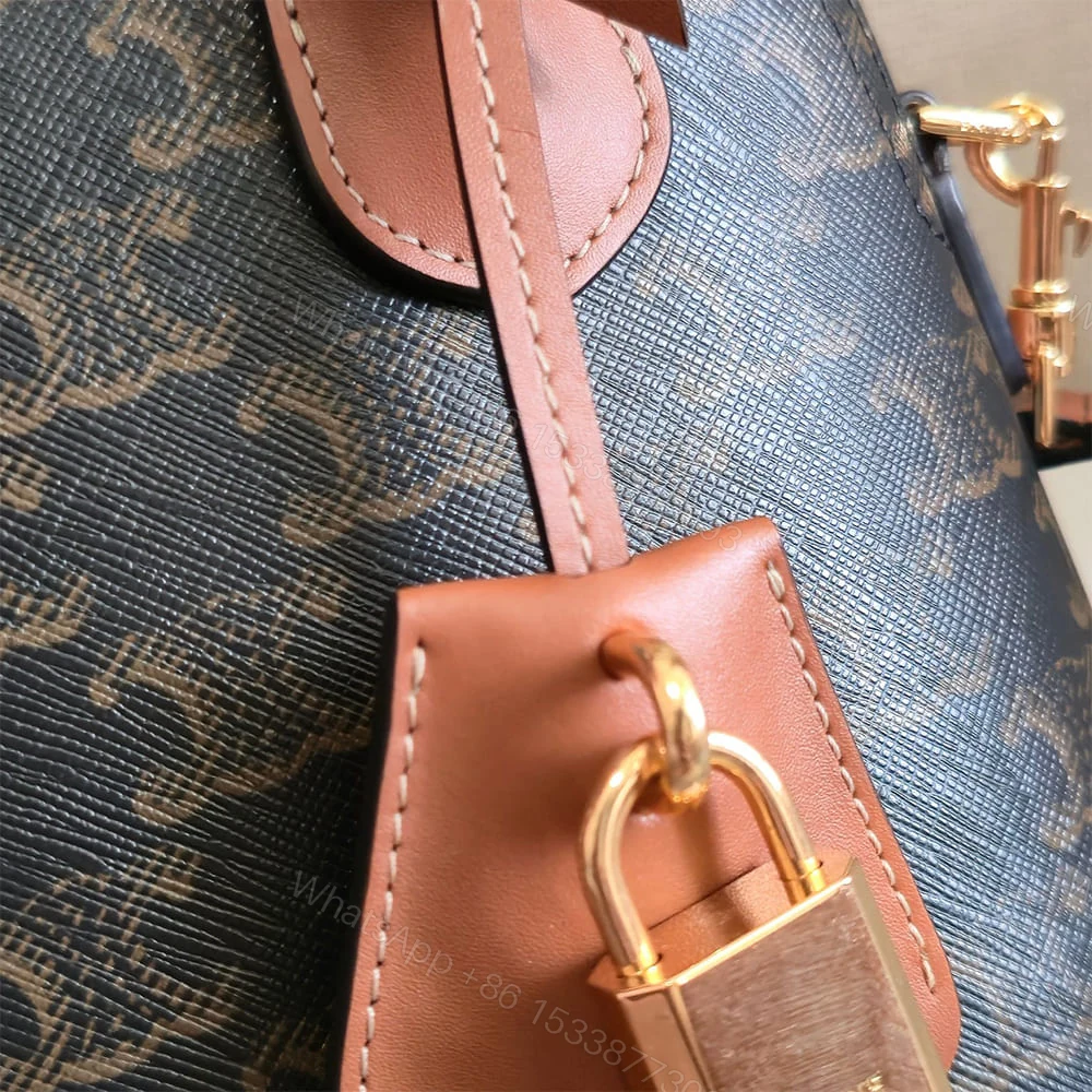 View 7 of Celine TEEN HONORINE BAG IN Triomphe Canvas and Calfskin