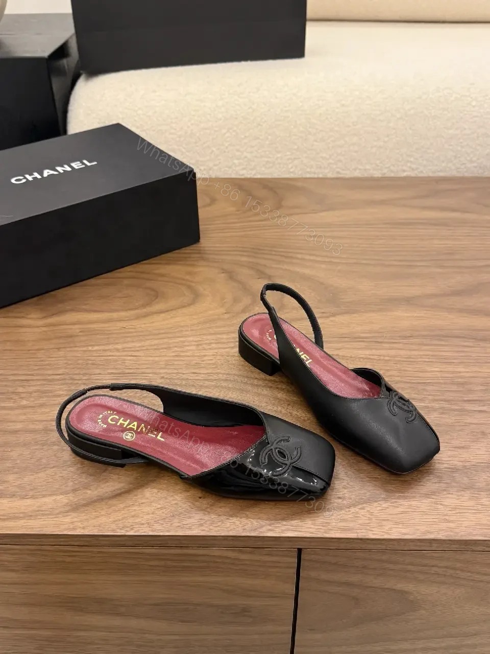 View 6 of Chic Slingback Pumps: Signature Logo, All-Day Comfort