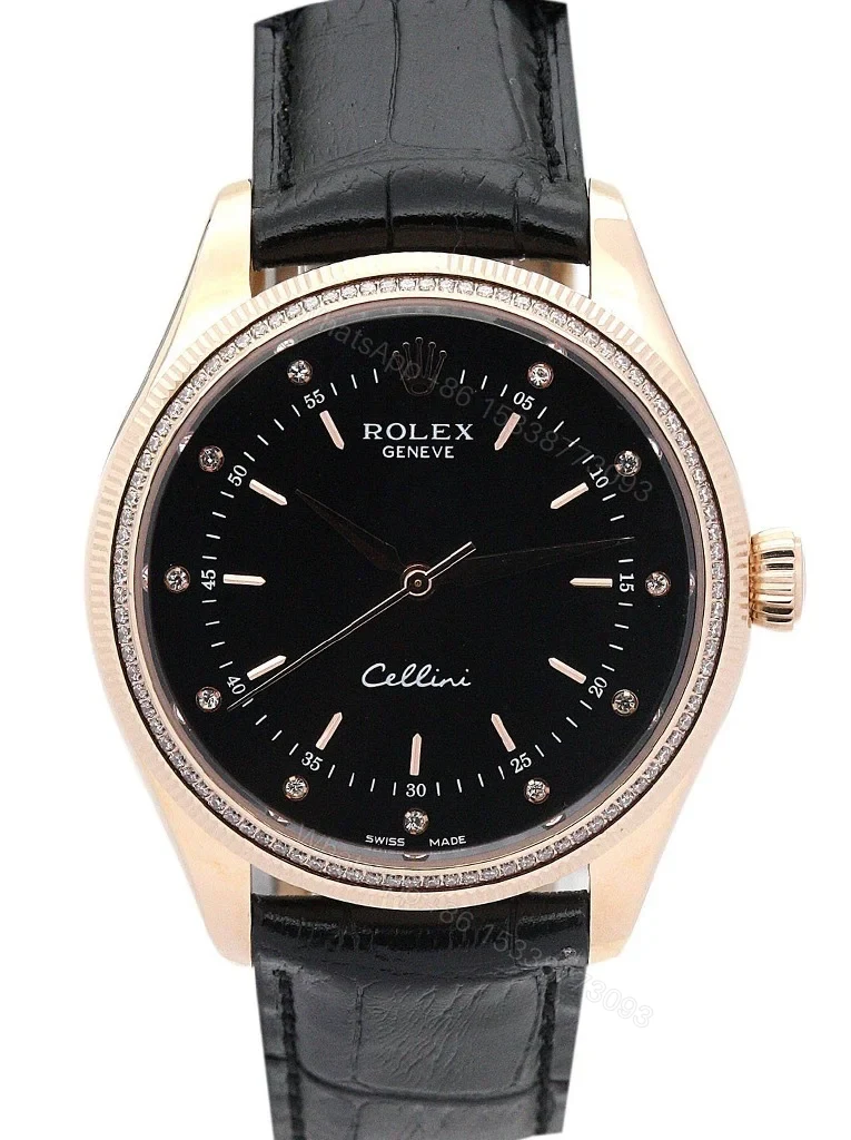 Replica Rolex Cellini Black Dial 5310-2 — view 1