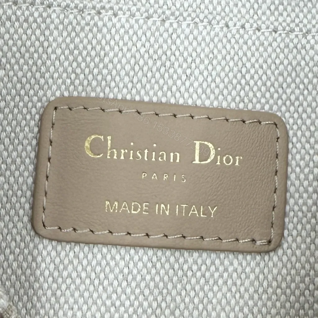 View 9 of Beige Monogram-Textured Leather Mini Shoulder Bag