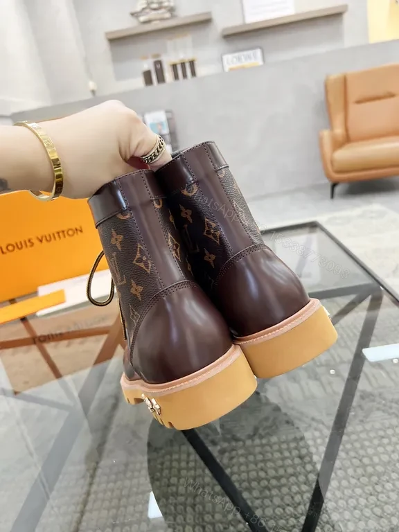 View 8 of Rich Leather Boots - Lux LV-Style, All-Season Comfort Boots
