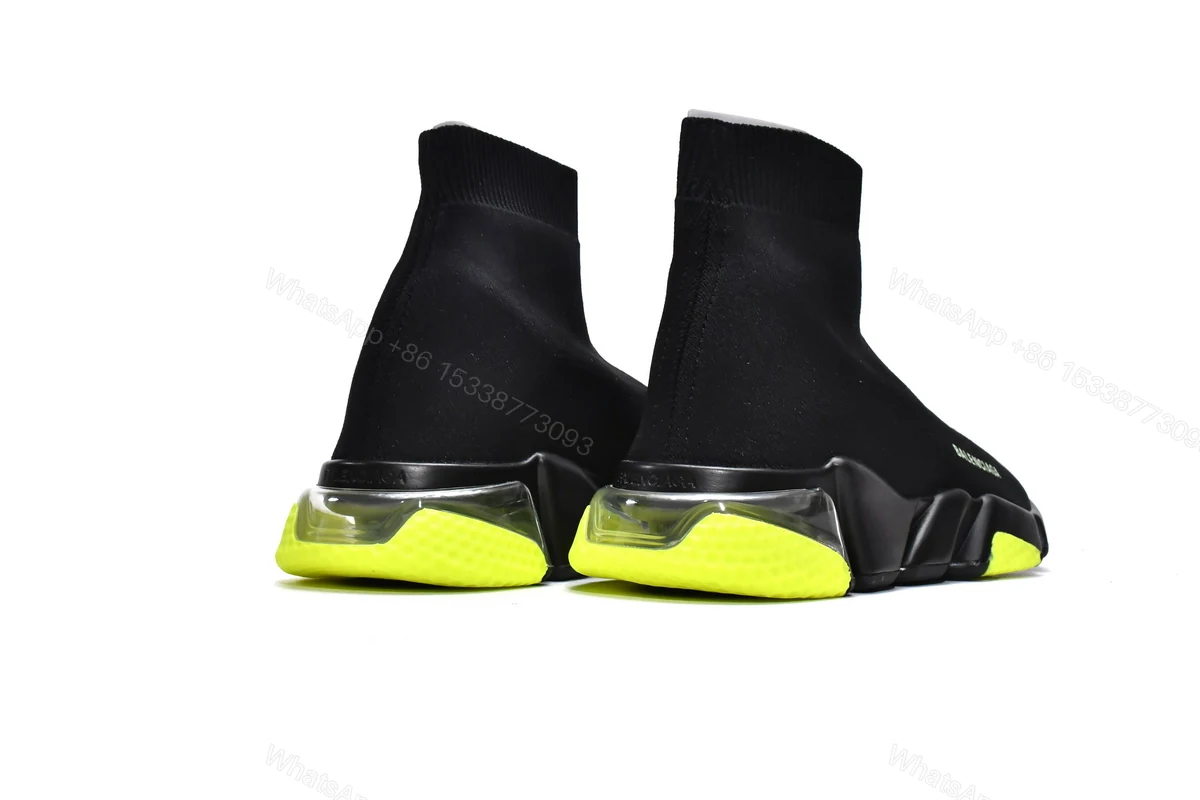 View 4 of Balenciaga Speed Trainer Black Green