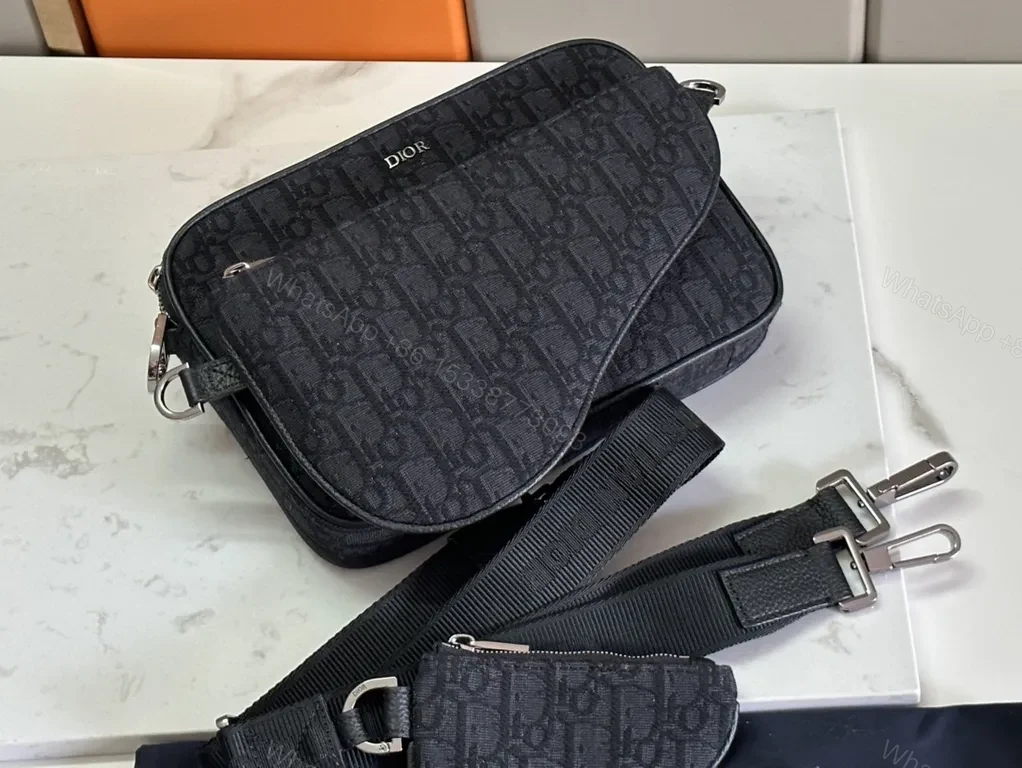 View 6 of Sleek Crossbody Bag: Dior Monogram, All-Day Versatility